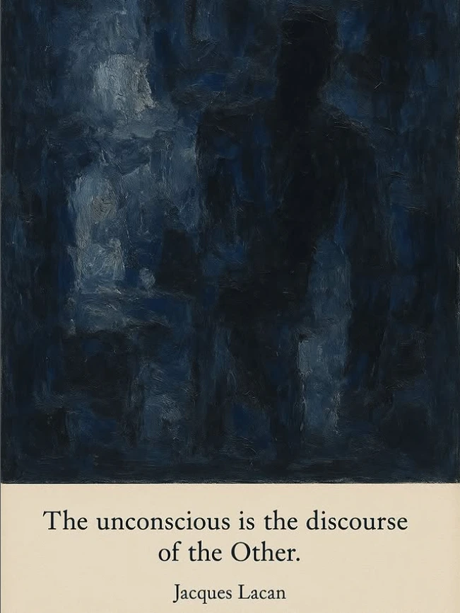 Unconscious as discourse of the other Psychoanalysis Myles Medwell Psychology Richmond Psychoanalyst