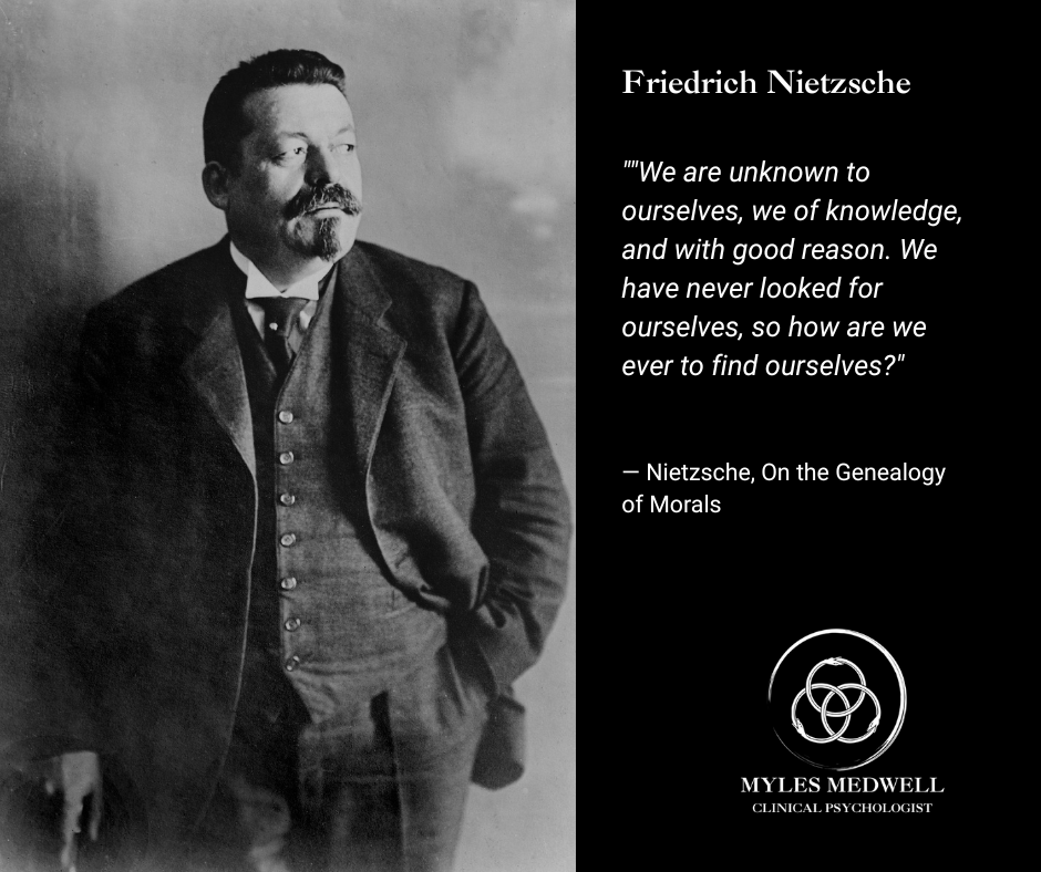 Friedrich Nietzsche Myles Medwell Psychology Richmond Clinical Psychologist Melbourne