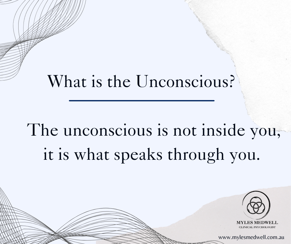 Unconscious in Psychoanalysis Freud Psychology Melbourne Clinical Psychologist Myles Medwell